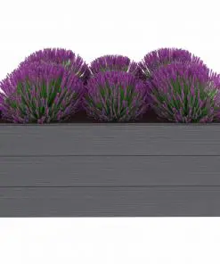 vidaXL Garden Raised Bed WPC 150x100x54 cm Grey