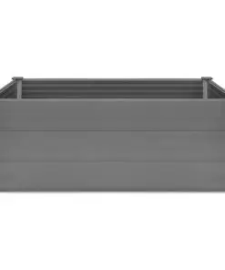 vidaXL Garden Raised Bed WPC 150x100x54 cm Grey