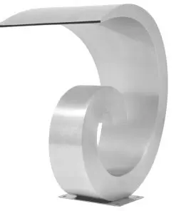 vidaXL Pool Fountain Stainless Steel 50x30x53 cm Silver