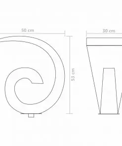 vidaXL Pool Fountain Stainless Steel 50x30x53 cm Silver