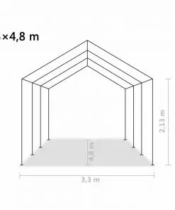 vidaXL Tent Fabric 3,3×4,8 m Dark Green