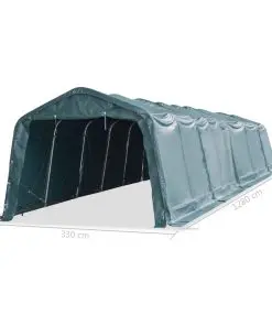 vidaXL Tent Fabric 3.3×12.8 m Dark Green