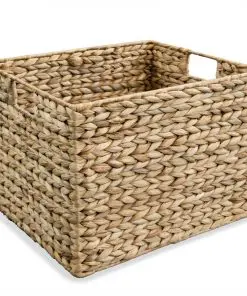 vidaXL Storage Basket Set 3 Pieces Water Hyacinth
