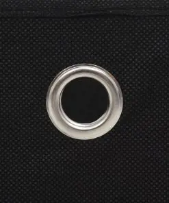 vidaXL Storage Boxes 10 pcs Non-woven Fabric 32x32x32 cm Black