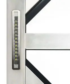 vidaXL Island Range Hood 90 cm Stainless Steel 756 m³/h LED