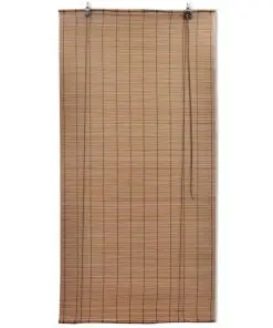vidaXL Roller Blind Bamboo 150×160 cm Brown
