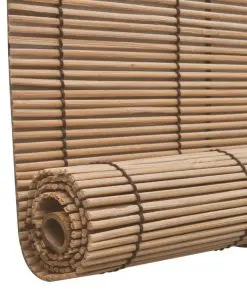 vidaXL Roller Blind Bamboo 150×160 cm Brown