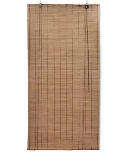 vidaXL Roller Blind Bamboo 80×220 cm Brown