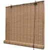 vidaXL Roller Blind Bamboo 100×220 cm Brown