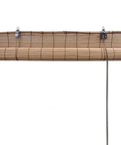 vidaXL Roller Blind Bamboo 100×220 cm Brown