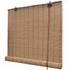 vidaXL Roller Blind Bamboo 140×220 cm Brown vidaXL Roller Blind Bamboo 140×220 cm Brown