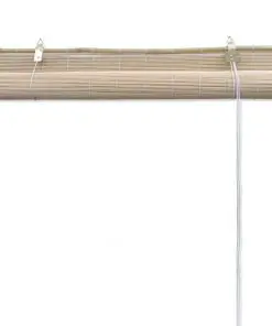 vidaXL Roller Blind Bamboo 80×220 cm Natural