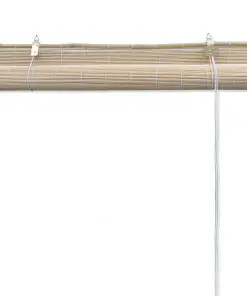 vidaXL Roller Blind Bamboo 140×220 cm Natural