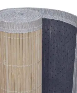 vidaXL Rug Bamboo 100×160 cm Natural