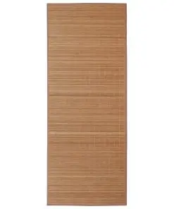 vidaXL Rug Bamboo 160×230 cm Brown