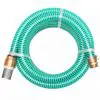 vidaXL Suction Hose with Brass Connectors 3 m 25 mm Green vidaXL Suction Hose with Brass Connectors 3 m 25 mm Green