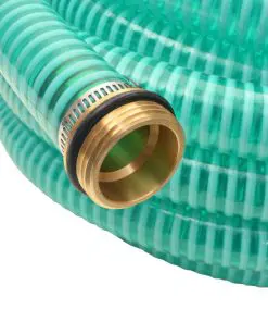 vidaXL Suction Hose with Brass Connectors 3 m 25 mm Green