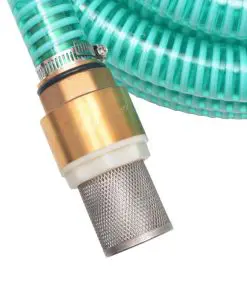 vidaXL Suction Hose with Brass Connectors 10 m 25 mm Green