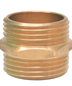 vidaXL Suction Hose with Brass Connectors 10 m 25 mm Black