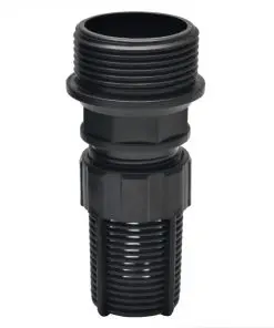 vidaXL Suction Hose with Connectors 10 m 22 mm White