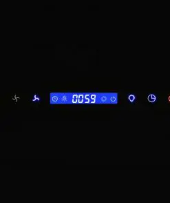 vidaXL Wall Mounted Range Hood Stainless Steel 756 m³/h 60 cm Black