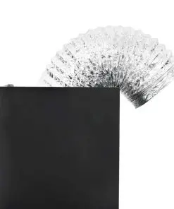 vidaXL Wall Mounted Range Hood Stainless Steel 756 m³/h 60 cm Black