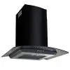 vidaXL Wall Mounted Range Hood Stainless Steel 756 m³/h 60 cm Black