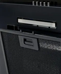 vidaXL Wall Mounted Range Hood Stainless Steel 756 m³/h 60 cm Black