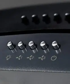 vidaXL Wall Mounted Range Hood Stainless Steel 756 m³/h 60 cm Black