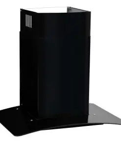 vidaXL Wall Mounted Range Hood Stainless Steel 756 m³/h 60 cm Black