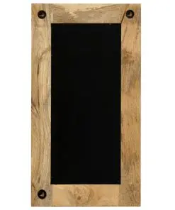 vidaXL Mirror Solid Mango Wood 50×110 cm