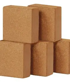 vidaXL Coir Blocks 5 pcs 5 kg 30x30x10 cm