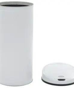 vidaXL Sensor Dustbin 62 L White