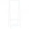 vidaXL Clothes Rack 59x35x150 cm White vidaXL Clothes Rack 59x35x150 cm White