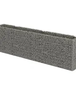 vidaXL Gabion Raised Bed Galvanised Steel 360x50x100 cm