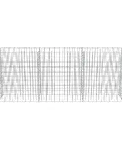 vidaXL Gabion Raised Bed Galvanised Steel 270x50x100 cm