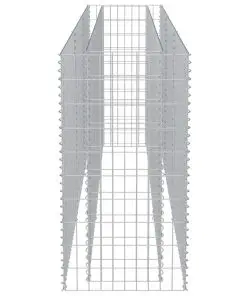 vidaXL Gabion Raised Bed Galvanised Steel 270x50x100 cm