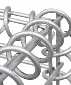 vidaXL Gabion Raised Bed Galvanised Steel 270x50x50 cm