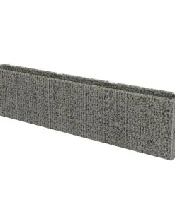 vidaXL Gabion Raised Bed Galvanised Steel 450x50x100 cm