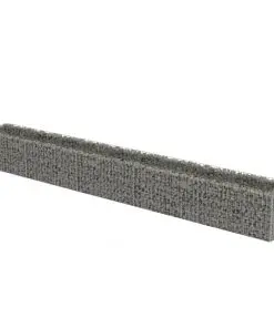 vidaXL Gabion Raised Bed Galvanised Steel 450x50x50 cm
