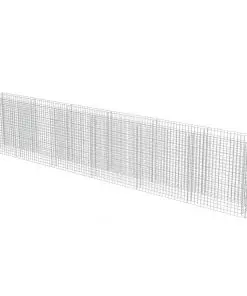 vidaXL Gabion Raised Bed Galvanised Steel 540x50x100 cm