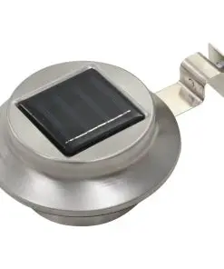 vidaXL Outdoor Solar Lamps 6 pcs LED Round 12 cm White