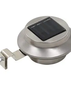 vidaXL Outdoor Solar Lamps 6 pcs LED Round 12 cm White