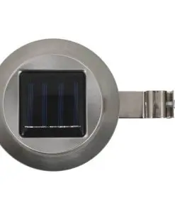 vidaXL Outdoor Solar Lamps 6 pcs LED Round 12 cm White