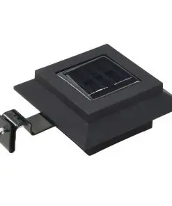 vidaXL Outdoor Solar Lamps 6 pcs LED Square 12 cm Black