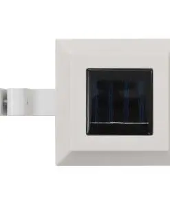 vidaXL Outdoor Solar Lamps 6 pcs LED Square 12 cm White