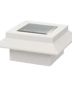 vidaXL Outdoor Solar Lamps 6 pcs LED Square 12 cm White