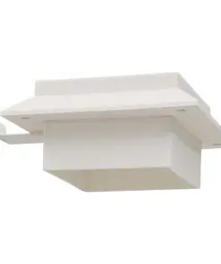 vidaXL Outdoor Solar Lamps 6 pcs LED Square 12 cm White