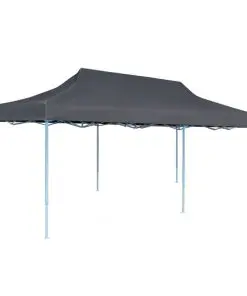 vidaXL Folding Pop-up Partytent with Sidewalls 3×6 m Anthracite