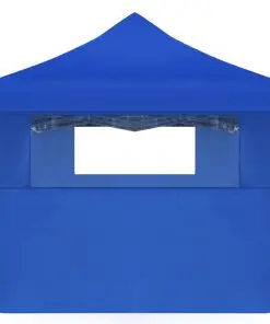 vidaXL Folding Pop-up Party Tent with 5 Sidewalls 3×9 m Blue
